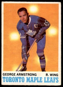 1970-71 O-Pee-Chee George Armstrong #113 Toronto Maple Leafs - Picture 1 of 3