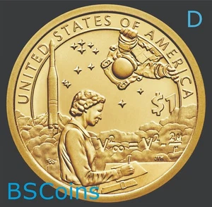 2019 D NATIVE AMERICAN Sacagawea SPACE Program Dollar ONE Coin - Ship TODAY!! - Bild 1 von 2