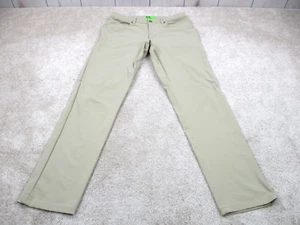Pantalone Lululemon ABC Commission Uomo 33x33 Classico Marrone Performance Elasticizzato Chino - Foto 1 di 20