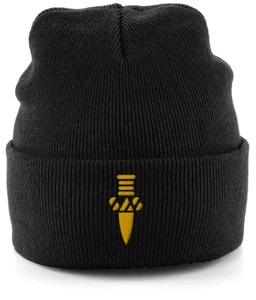 Action Force SAS Force Black Cuffed Beanie Hat - Bild 1 von 1