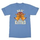 Funny Cat Big Ol' Kitties Vintage Unisex Tee Tshirt