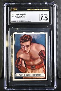 1951 Topps Ringside Boxing #94 Paddy DeMarco - CSG 7.5 NM+