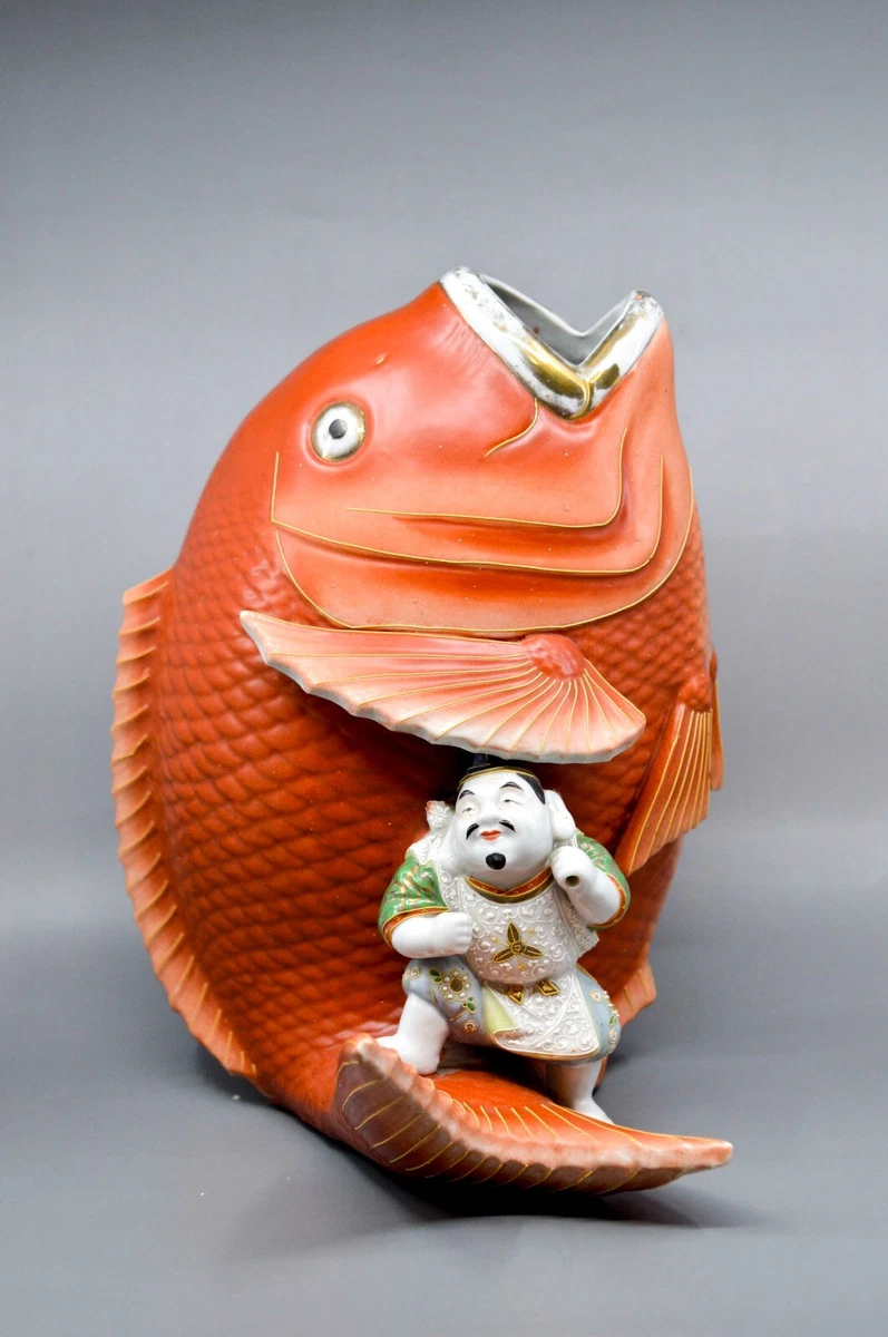 陶瓷多色老式原版古董日本花瓶| eBay