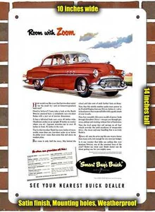 Signo de metal - Buick Vintage 1951 anuncio 03 - Imagen 1 de 1