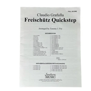 Freischutz Quickstep Full Score Arranged by Tommy J. Fry New Hal Leonard - Picture 1 of 4