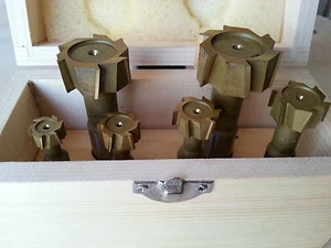 T Slot Cutter Set 6mm-18mm HSS with TiN Coating - Picture 1 of 1