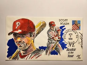 Scott Rolen, Cover, Philadelphia Phillies, MLB, Rookie of the Year, H/P, 1998 - Picture 1 of 4