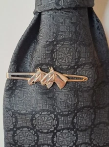 Nippy VINTAGE 1970s/80s Tie Clip Made In England Gold Tone HORSE RETRO Classic. - Picture 1 of 14