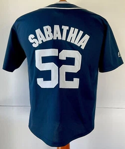 Majestic New York Yankees CC Sabathia Stitched Youth Jersey Size Medium  - Picture 1 of 8