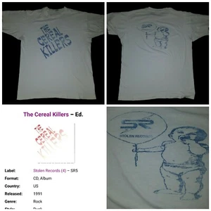 Rare The Cereal Killers Vtg Band Shirt 90s punk rock skater rockabilly Nirvana - Picture 1 of 8