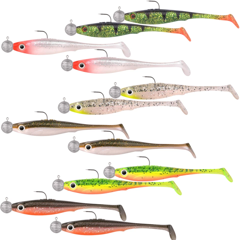 Spro Gummishad mit Jigkopf 8cm 5+7g Iris Popeye to-go, Gummiköder, Softbait Lure - Bild 1 von 1