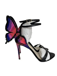 Sophia Webster Chiara Leather Butterfly Open toe Sandals size 41/8 - Picture 1 of 12