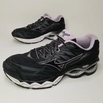 Mizuno Wave Creation 2 Athletic Training Running Shoes Women's size 7.5 Black - Image 1 of 4