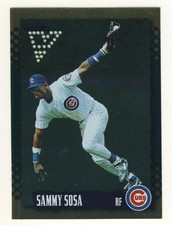 1995 Score Baseball  "Inverted Punched" "Sammy Sosa" #34 the only one known