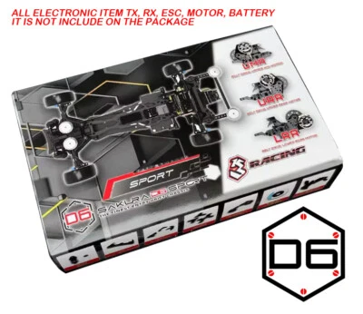 3RACING 2025 SAKURA D6 SPORT D6S FIBER GLASS VER. BELT UMR FOR 1/10 RC DIRFT CAR - Image 1 of 4