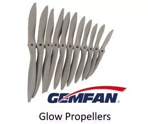 RC Glow Plane Props Genuine Gemfan APC Style Aircraft Propellers All Sizes 2pcs - Picture 1 of 5