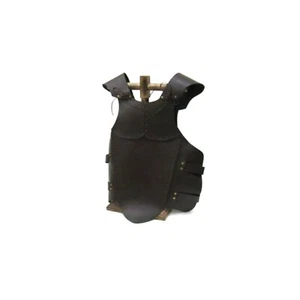 Medieval Leather Armor Jacket (Black Faux Leather), One Size, Fits Most L-20345 - Picture 1 of 2