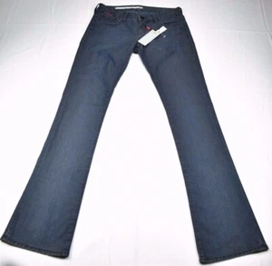 !it Women's Jeans Silver Boot, Dark Blue, Size 28 - Picture 1 of 6