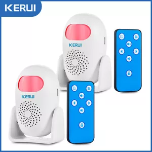 Wireless Motion Sensor System Driveway Garage PIR Alarm Alert Security Indoor US - Picture 1 of 26