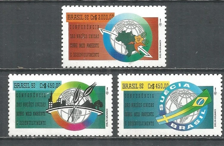 Brazil 1992 year mint stamps MNH(**) - Image 1 of 1