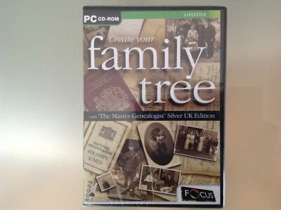 CREATE YOUR FAMILY TREE PC CD-ROM - WINDOWS 98 - BRAND NEW AND SEALED - Image 1 of 2