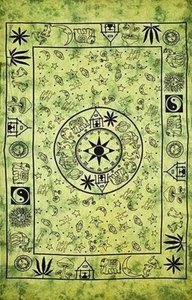 Arazzo "Bussola" - 69 x 108 - Verde - SPEDIZIONE GRATUITA - Foto 1 di 2