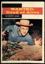 Trade Card, A&BC Chewing Gum, WESTERN SERIES, 1959, Wanted Dead or Alive, #8