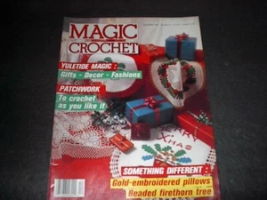 Magic Crochet Magazine December 1987 w/34 Holiday Projects - Picture 1 of 2