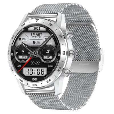 Business Men Women Smart Watch Sleep Monitor Tracker Smartwatch for iOS Android - Image 1 of 4