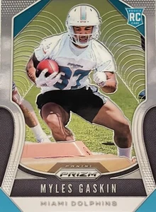 2019 Prizm #334 Miles Gaskin Miami Dolphins RC Rookie Card - Picture 1 of 3