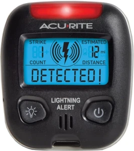 Acurite 02020 Portable Lightning Detector Black, 2½L X 1W X 2¾H - Picture 1 of 12
