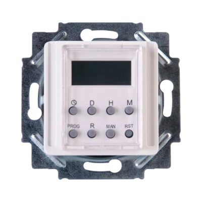 Kopp Paris HK05 arktisweiß Zeitschaltuhr elektronisch digital UP (290202186) - Bild 1 von 3