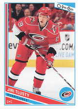 2013-14 O-Pee-Chee Carolina Hurricanes Hockey Card #61 Jiri Tlusty