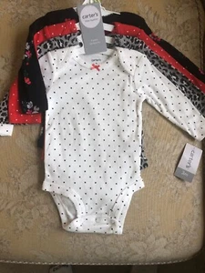 Body Carters bambina manica lunga 3 mesi nuovo con etichetta - Foto 1 di 5
