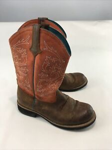 Ariat Fatbaby Cowgirl Tall Western 10012810 Womens Pull On Leather Boots Sz 11 B