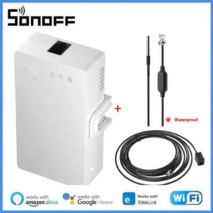 Interruptor SONOFF TH Origin WIFI Controlador Hogar Inteligente Temperatura Humedad Monitor - Imagen 1 de 24