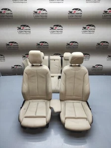✅SET COMPLETO SEDILE IN PELLE BEIGE BMW SERIE 4 F32 COUPE 2014 A5 - Foto 1 di 24