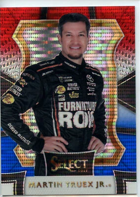 2017 Panini Select Racing NASCAR RED WHITE BLUE #33 Martin Truex Jr #251/299 - Image 1 of 2