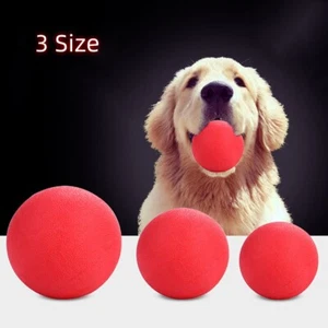Juguete de entrenamiento sólido bola de goma mascota cachorro perro masticar juego buscar mordida - Imagen 1 de 12
