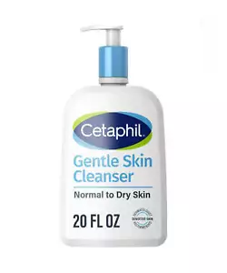 Cetaphil Gentle Skin Cleanser Face Wash 20 oz | Hydrating for Dry to Normal Skin - Picture 1 of 7