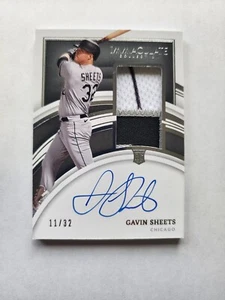 2022 Gavin Sheets Immaculate RC Patch Auto RPA # 11/32 - Picture 1 of 2