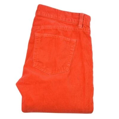 Pantaloni in velluto a coste J.Crew da donna taglia 24S pantaloni rossi City ... - Immagine 1 di 4