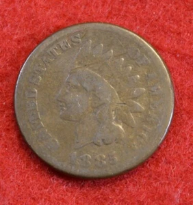 1885 Indian Head Cent Penny Better Date Circulated Coin IH930 - Picture 1 of 2