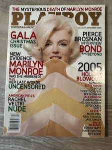 Playboy December 2005 with Centerfold - Marilyn Monroe Al Pacino Pierce Brosnan - Picture 1 of 2