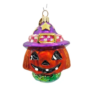 Christopher Radko Jackie O Lantern Jr Halloween Árbol de Navidad Adorno 00-469-0 - Imagen 1 de 10