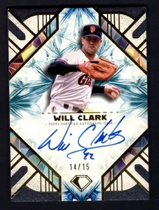 Will Clark 2025 Topps Diamond Icons Blue On-Card Signed Auto 14/15 Giants - Bild 1 von 1