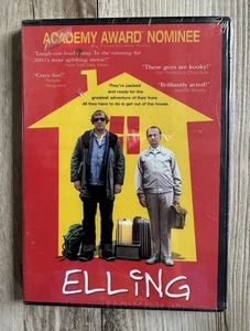 RARE SEALED! ELLING: First Look Pictures Special Features Norwegian Novel DVD! - Foto 1 di 6