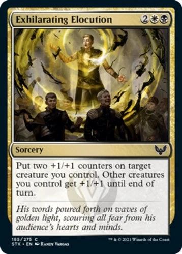 x1 Exhilarating Elocution - Strixhaven: School of Mages - NM - MTG - Image 1 of 1