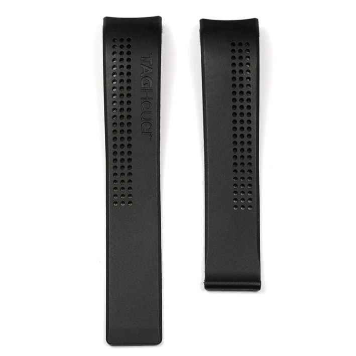 Tag Heuer Black Carrera 20mm Rubber Strap FT6014 for Fc5037