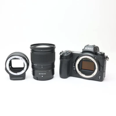 Cámara Nikon Z6 + Lente NIKKOR Z 24-70 mm F/4 S + Kit adaptador FTZ #185 Foto 1 de 4